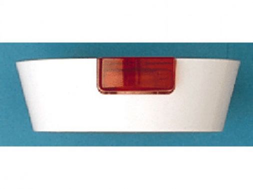 MK K2056WHI White Mounting Block with Neon, Finish: White, Dimensions: 2056