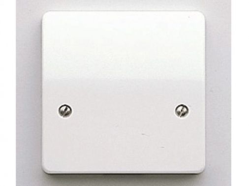 MK K5045WHI White Plastic Cooker Connection Unit, 86x86mm, 10mm2 Conductors, Cable Clamp