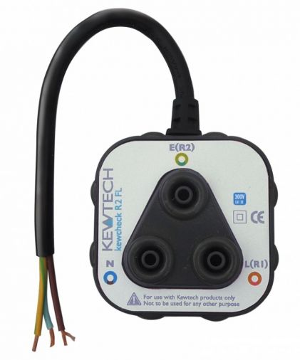 Socket Testing Adaptor, 4mm Connectors, Fly Lead, R1+R2, Loop Testing