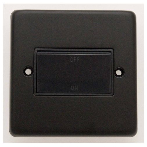Eurolite MBFSWB Metal Matt Black Fan Isolator Switch