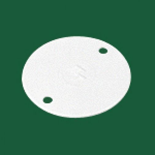 White PVC Standard Circular Lid, Finish: Gloss, Material: PVC, Dimensions: 100mm