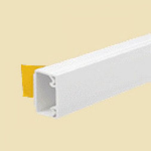 Self Adhesive PVC Mini Trunking 25 x 16mm x 3m (5 Lengths)