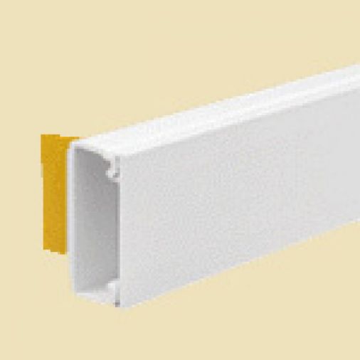 Self Adhesive PVC Mini Trunking 38 x 16mm x 3m (5 Lengths)