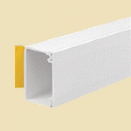 Self Adhesive PVC Mini Trunking 38 x 25mm x 3m Length (5 Lengths)