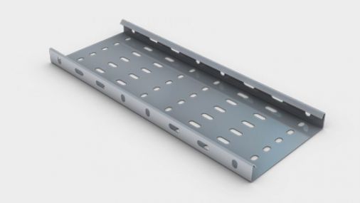 Pre-Galvanised Medium Duty Cable Tray 150mm x 3m Length