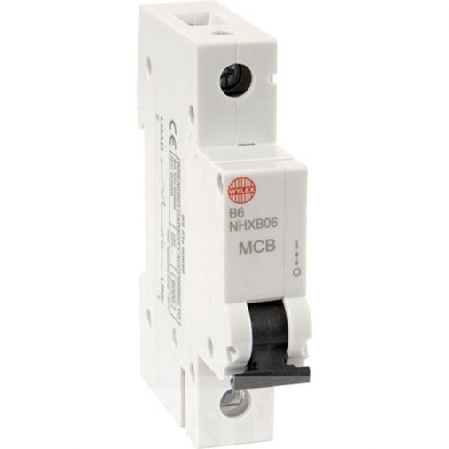 32A Single Pole Type B MCB, 6kA Breaking Capacity