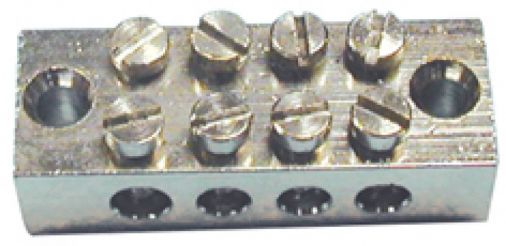 4-Way Earth Block, 25mm & 3x16mm, Cable Accessories
