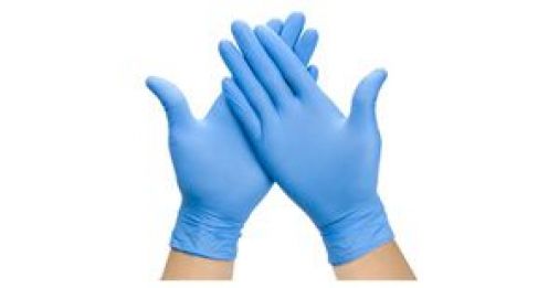 Large Nitrile Gloves, 100 Pack, Latex Free, Non-Sterile, Powder Free