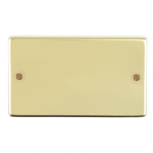 Eurolite PB2B Metal Polished Brass Blank Plate