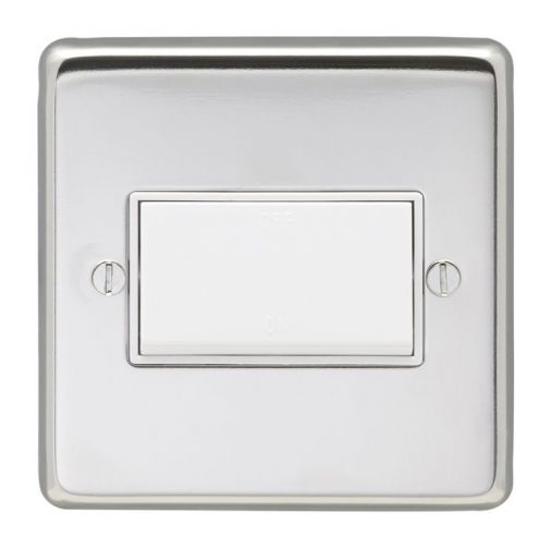 Eurolite PSSFSWW Metal Polished Stainless Steel Fan Isolator Switch