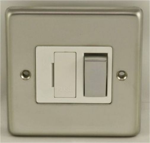 Eurolite PSSSWFPSW Metal Polished Stainless Steel Switched Fused Spur