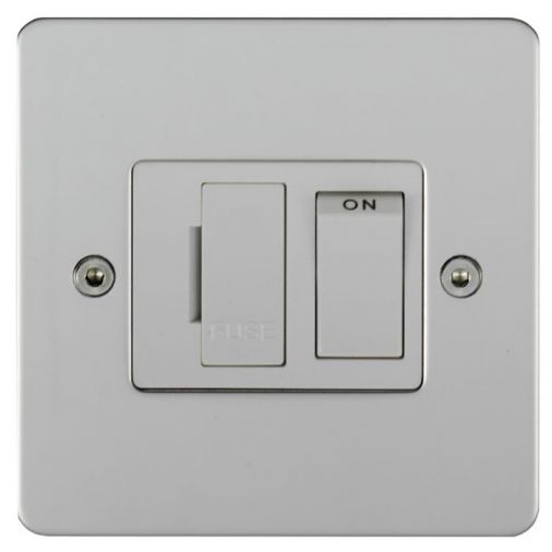Eurolite PSSSWFW Metal Polished Stainless Steel Switched Fused Spur