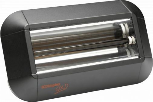 1.5kW Quartz Heater, Matt Black, 240V, 440x256x440mm