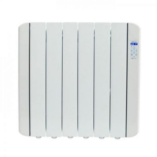 750W Designer Electric Radiator, 100x580x606mm, Aluminium, Digital Chrono Thermostat