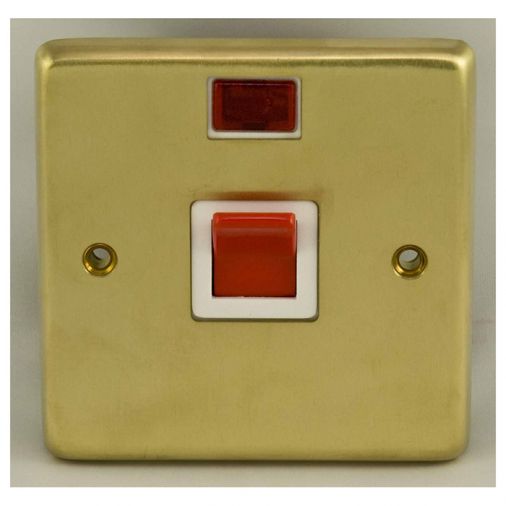 Eurolite SB45ASWNSW Metal Satin Brass Cooker Switch