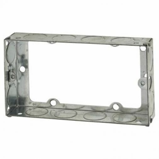 Appleby SB680 25mm Flush Metal 2 Gang Extension Box
