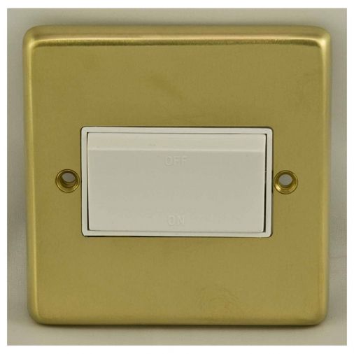 Eurolite SBFSWW Metal Satin Brass Fan Isolator Switch