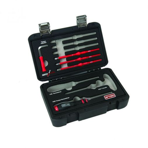 VDE Adjustable Torque Screwdriver Set, 5 Pieces, 1000V, PZ2, PZ/SL, PZ/SL