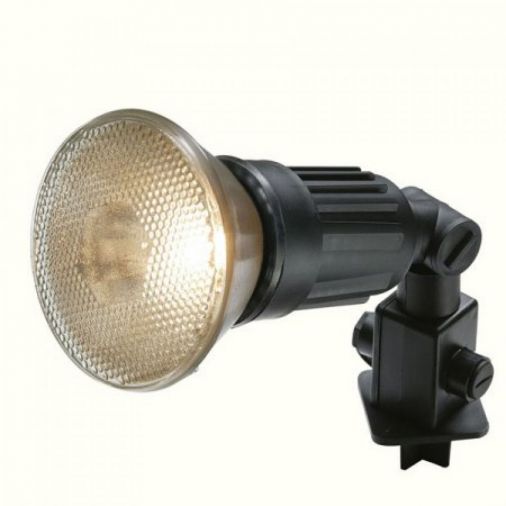 Outdoor Spike Light, Black, Polycarbonate, 230V, 80W Max, E27/ES PAR38, IP44, 430x73mm