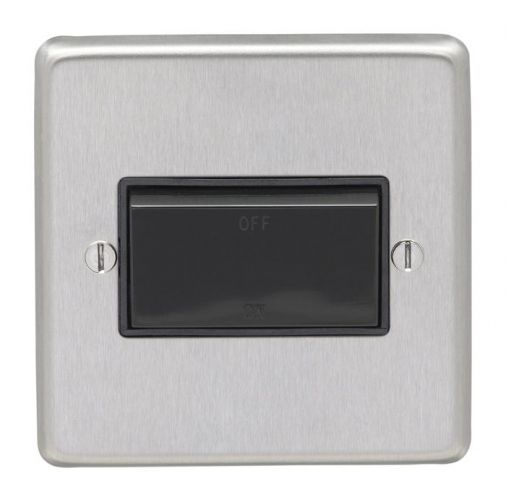 Eurolite SSSFSWB Metal Satin Stainless Steel Fan Isolator Switch