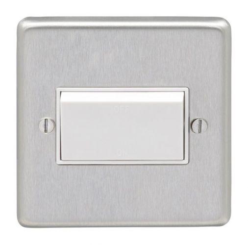Eurolite SSSFSWW Metal Satin Stainless Steel Fan Isolator Switch