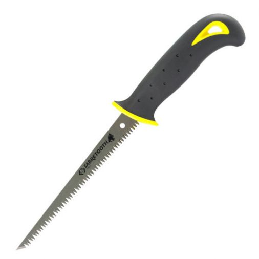 Sabretooth Plasterboard Saw, Triple Ground Teeth, SK5 Steel Blade, Cushion Grip Handle