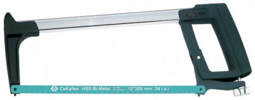 Heavy Duty Hacksaw, Steel Frame, Aluminium Handle, High Leverage Tensioning
