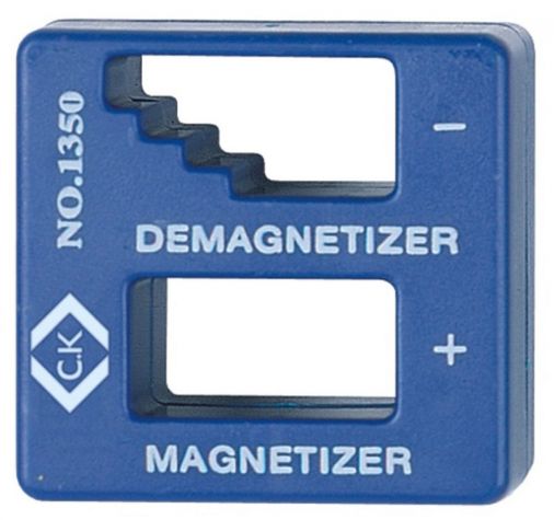 Magnetiser/De-Magnetiser, Plastic, Red, Hand Tool