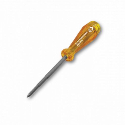 5mm, 6mm, 7mm Plasterboard Punch, Steel Shaft, Acetate Handle