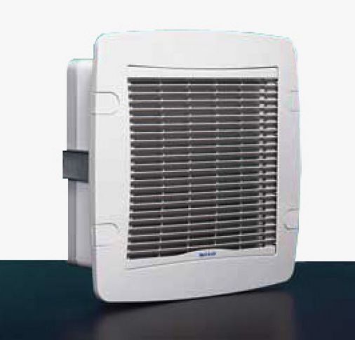 Panel Mounting Extract/Intake Fan, 300mm/12", Shutter, Finish: White