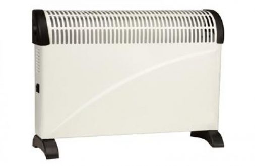 2kW Convector Heater, Thermostatic Control, Wall/Floor Mountable, 110x590x420mm