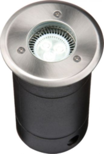 IP67 Stainless Steel 304 Grade Walkover/Driveover Light, GU10 LED/CFL Max 13W, 105mm Cover, 50mm Glass, 75mm Fitting, 89mm Sleeve, 90mm Cut-out.