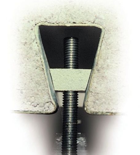 Steel Wedge Nut M6, Sold Each