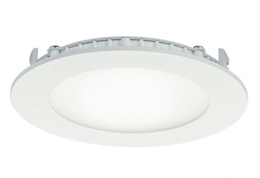 White LED Downlight, 12W, 900lm, 4000K, 12mm Depth, 158-162 Cut Out, 170 Diameter