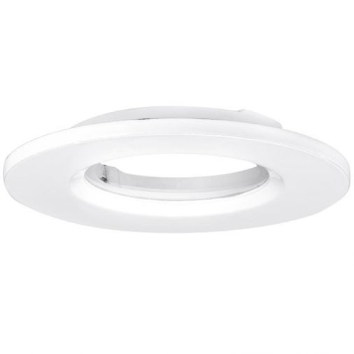 Aluminium M10 Fitting Bezel, White, Fixed, Twist & Lock