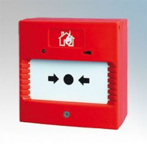 Dual Wire Surface Mounted Red Break Glass Call Point