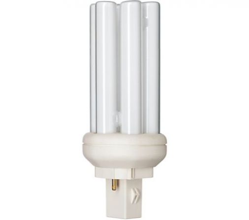 Philips 2-Pin Compact Fluorescent Lamp GX24d-3 Cap 240V, Cool White, 26W