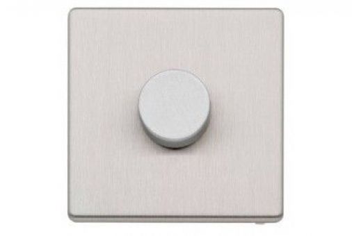 MK K24301BSS 2-Way 500W/400VA Dimmer Switch, Brushed Stainless Steel, Screwless, No Insert